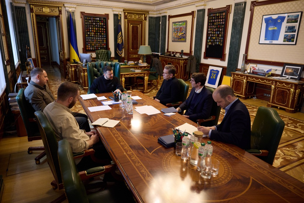 Президент України зустрівся з генеральним директором Fox Corporation Лакланом Мердоком, журналістами Fox News та The Sun